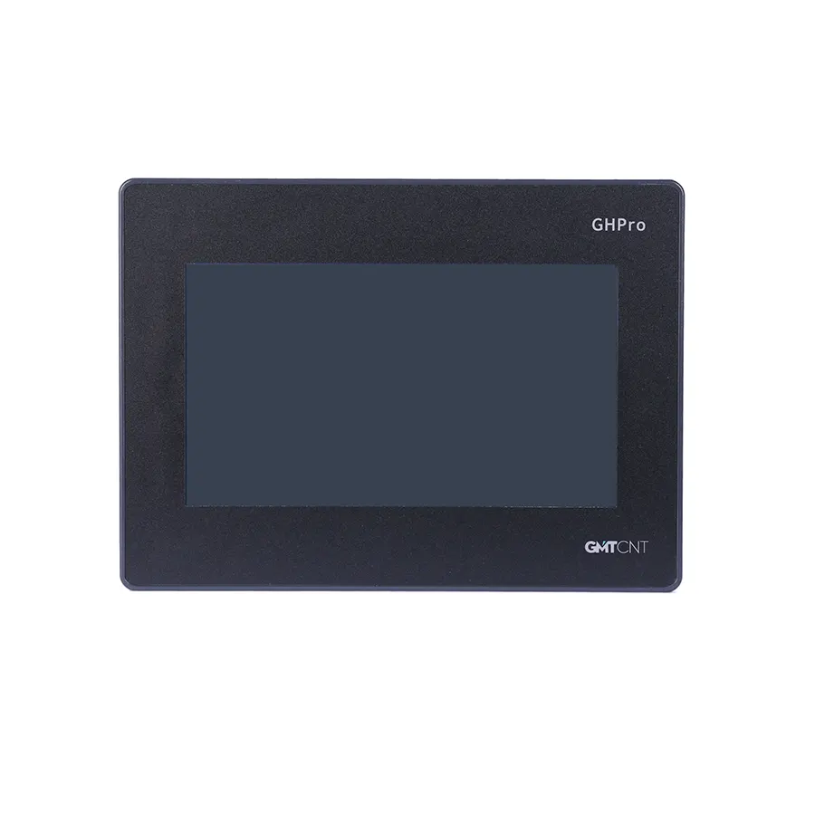 GHPro2-070E2 1 GHPro2-070E2 is designed for modern HMI needs with its advanced processor architecture and high-resolution screen. It provides reliable and fast control in industrial machines. GHPro2-070E2, gelişmiş işlemci yapısı ve yüksek çözünürlüklü ekranıyla modern HMI ihtiyaçları için tasarlanmıştır. Endüstriyel makinelerde güvenilir ve hızlı kontrol sunar.