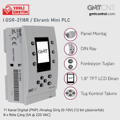 Ekranli_Mini_PLC_GSR-2118R